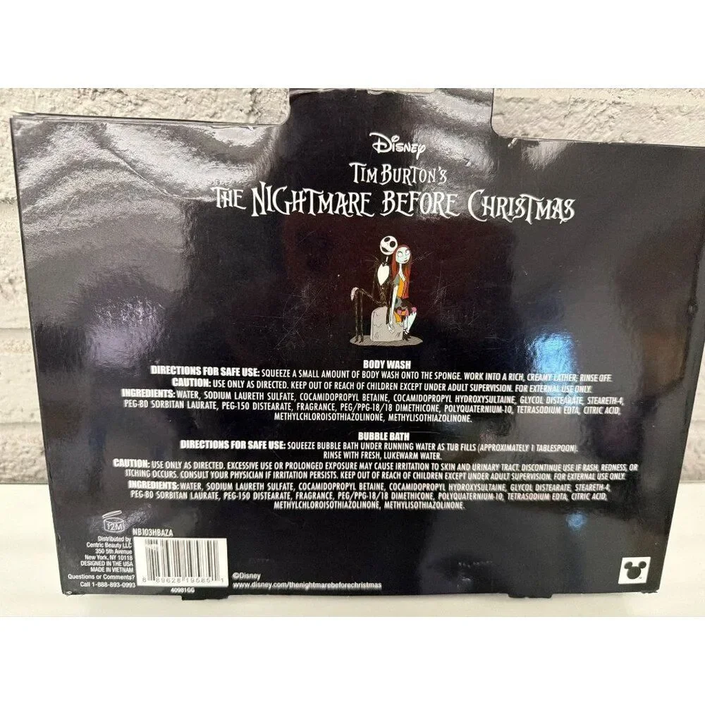 Disney Tim Burton’s The Nightmare Before Christmas 3 PCS Bath Gift Set